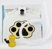 The Outdoor Dog Pet Water Fountain provides fresh water on demand. Durable, easy to use, and perfect for keeping your dog cool and hydrated outdoors.