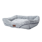 Swirl Rose Velvet Calming  Bed