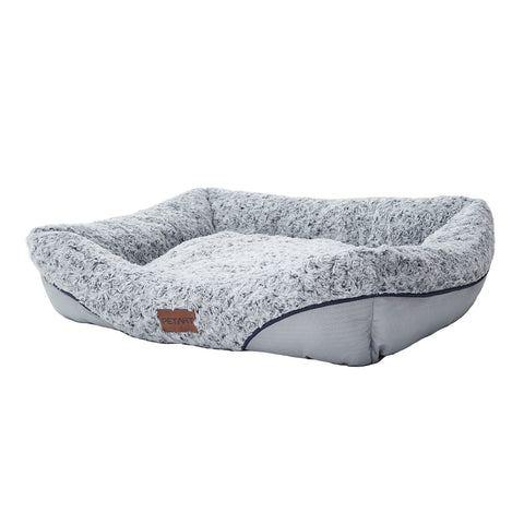 Swirl Rose Velvet Calming  Bed