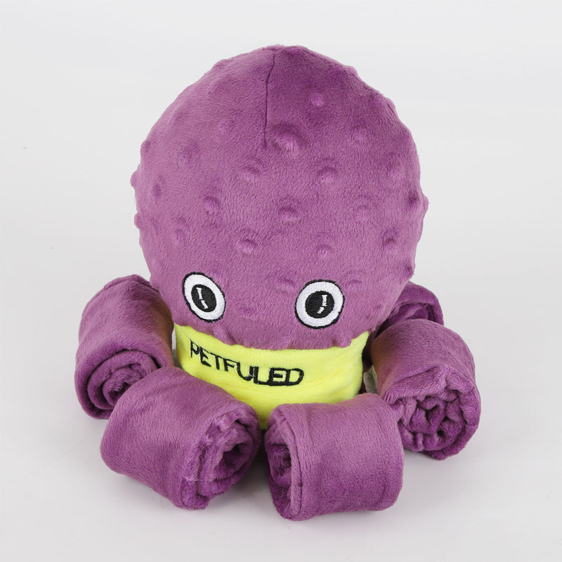 Plush Octopus Dog Snuffle Toy.