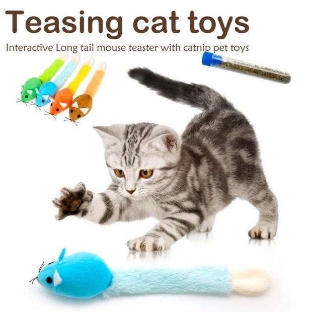 Interactive Long Tail MouseToy
