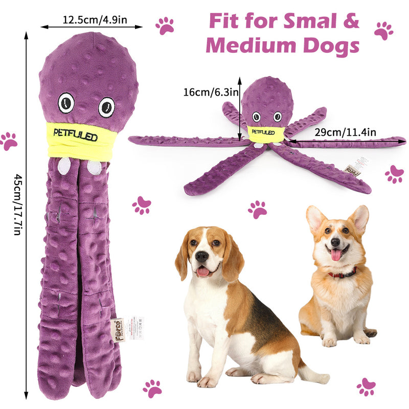Plush Octopus Dog Snuffle Toy.